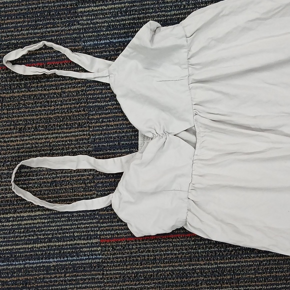 Zara Dress Long Dress Light Blue Size Small 100% Cotton - Picture 2 of 5